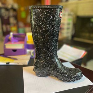 Giant Glitter Waterproof Rain Boot - Girls sz 3